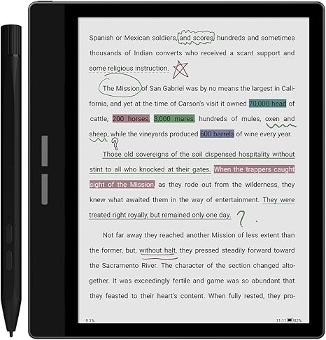 Bigme B751C Color Ebook Reader 7 Inch E-Ink Paper Tablet for Notes Taking, Reading and Writing