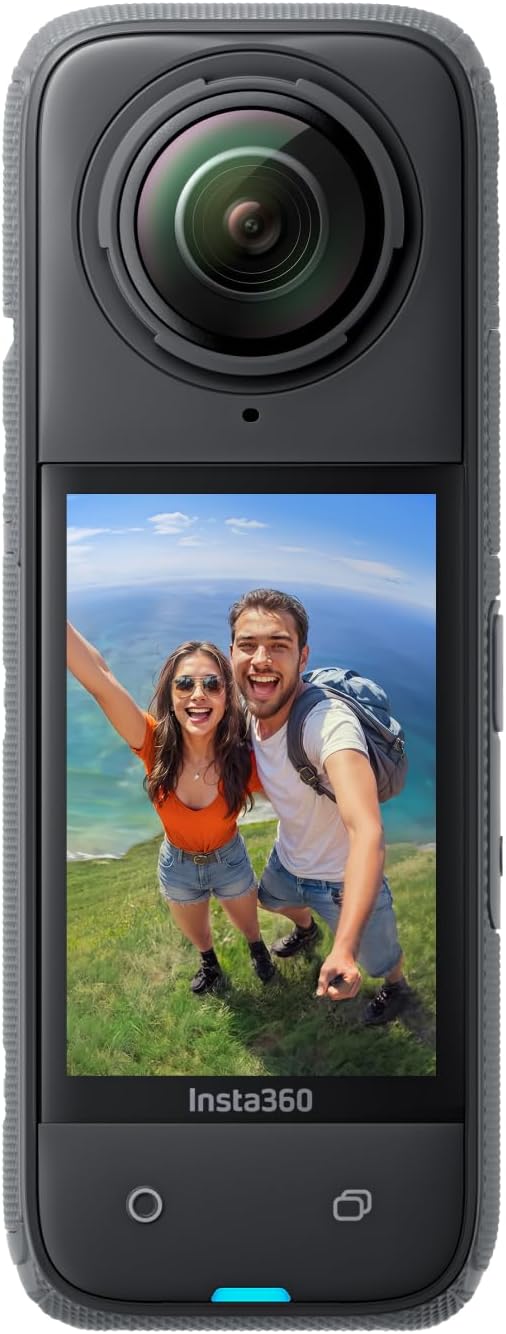 Insta360 X4 Standard Bundle - Waterproof 8K 360 Action Camera, 4K Wide-Angle Video, Invisible Selfie Stick Effect